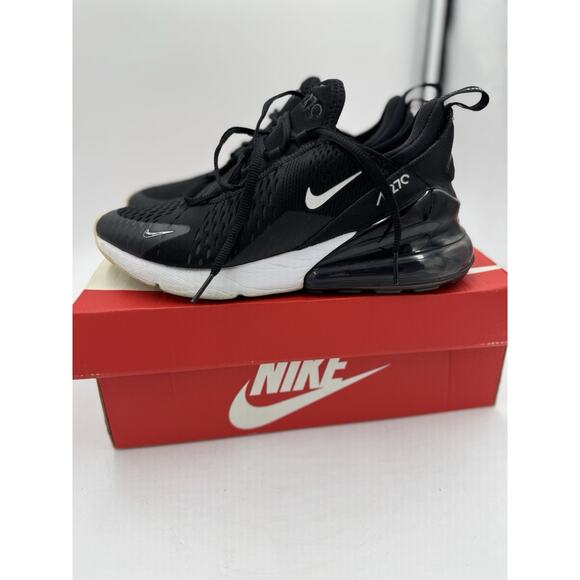 Size 6 (GS) - Nike Air Max 270 Low Triple Black - 943345-001 - Picture 2 of 8